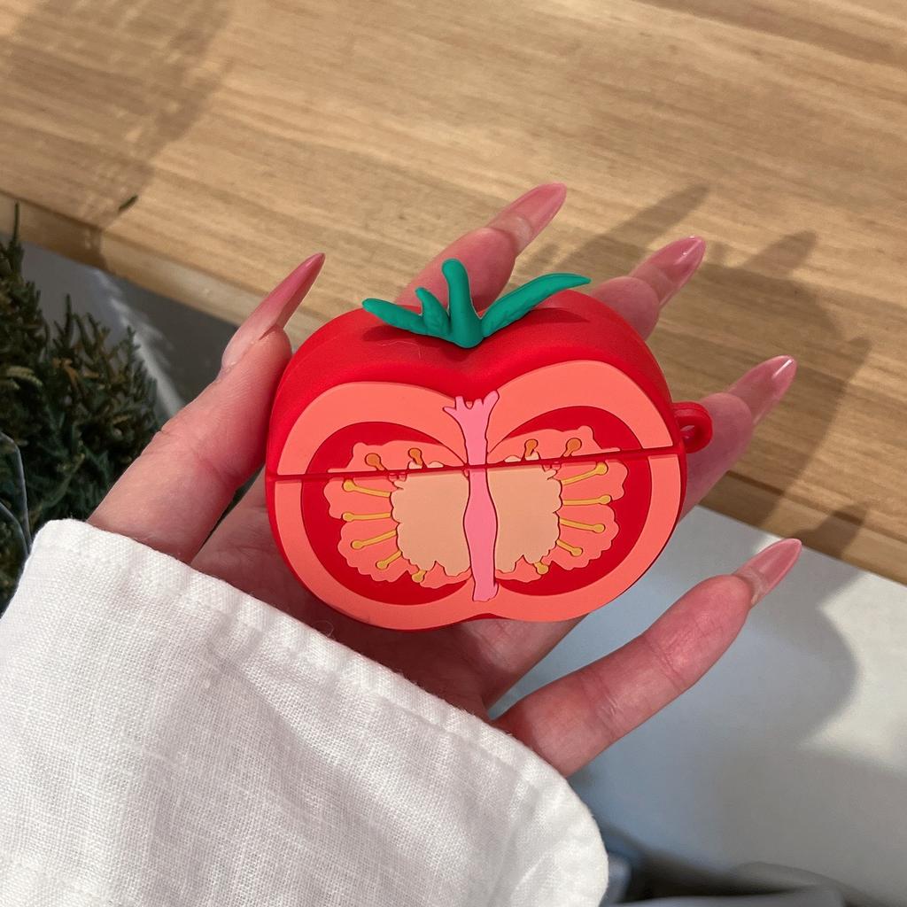 Cartoon Creative Tomatoes for AirPods Pro1/1 Generation Earphone Case Pro Pendant AirPods 1