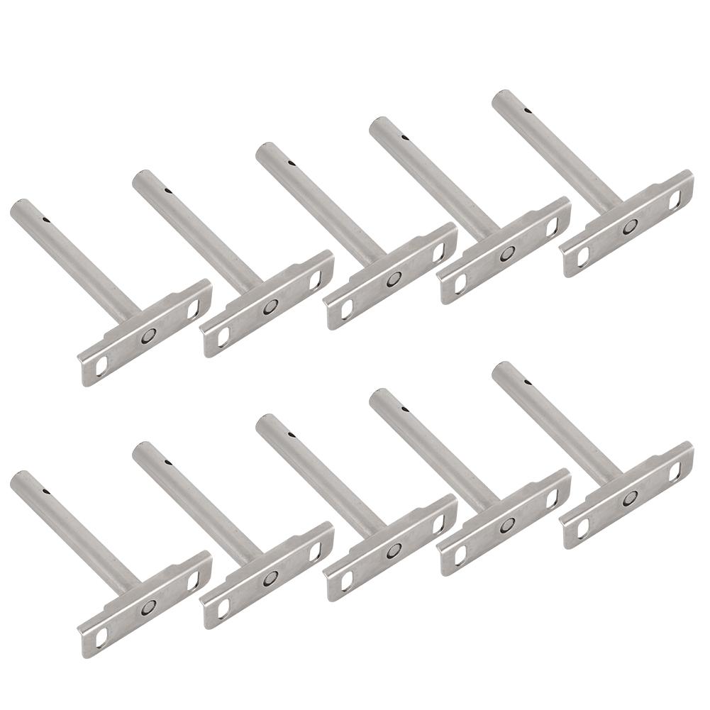 10Pcs Concealed Shelf Support Invisible Bracket Wall Bookshelf Wood Furniture Connector