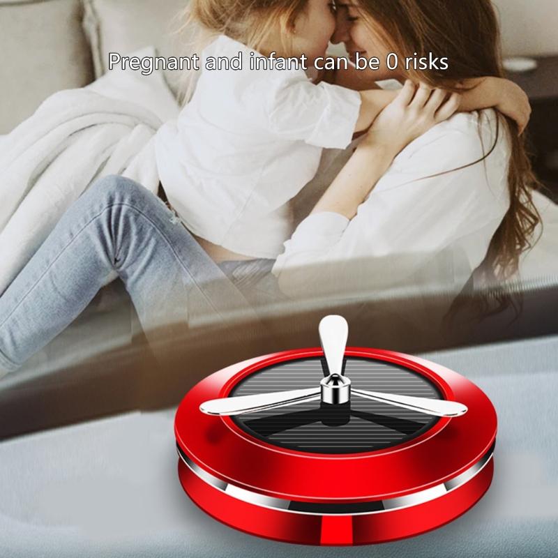 SUV Perfumes Diffuser Solar Rotating Air Fresheners Scent Car Decoration Interior Accessories Create Soothing Atmosphere