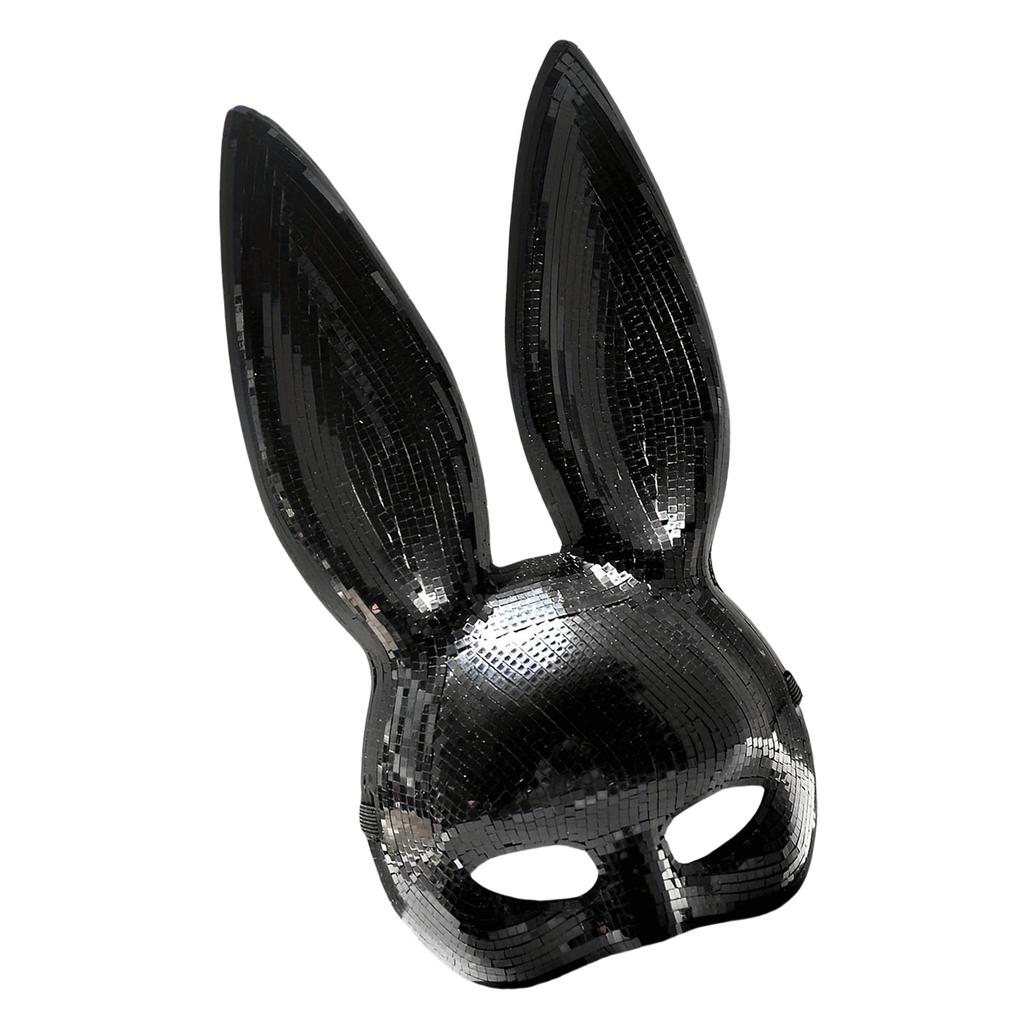 Delicate Rabbit Mask for Adult Party Goers Rabbit Face Mask Comfortable Wear Rabbit Mask Charm for Masquerades Parties