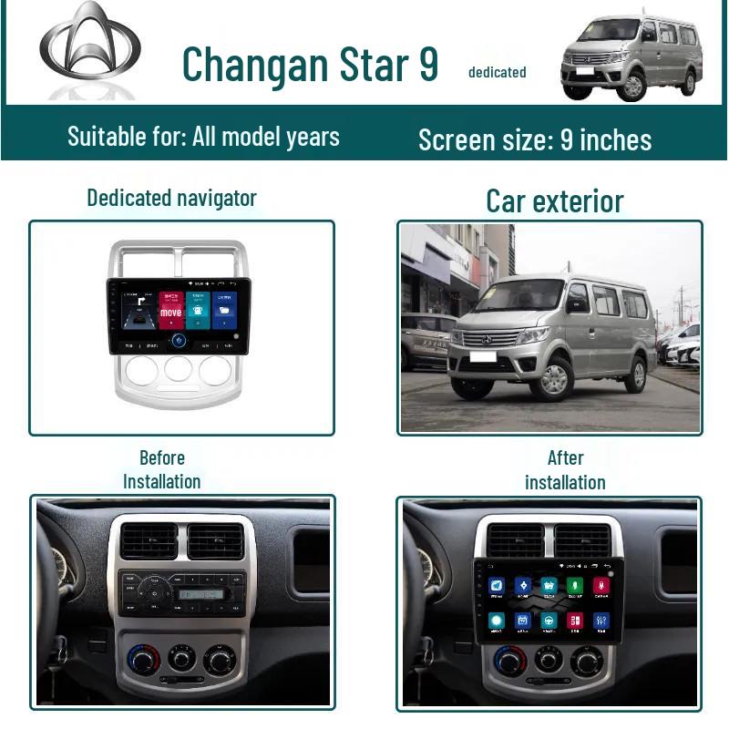 Changan Star 9 Smart Android Large Screen Navigation & Reversing Camera Unit