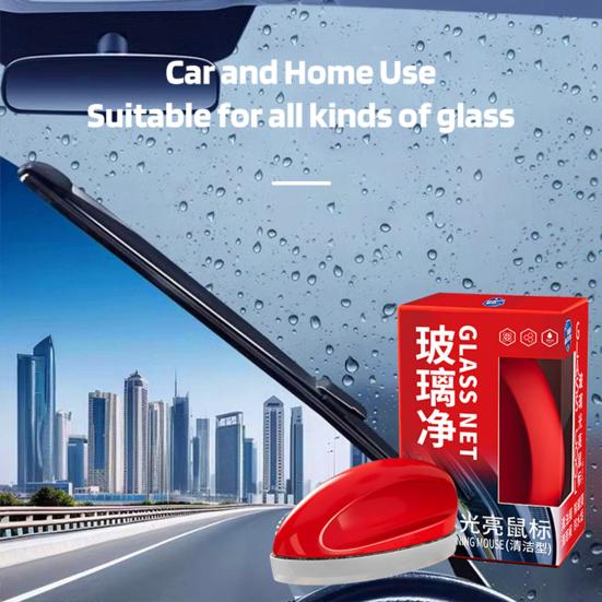 Leistungsstarker Auto-Windschutzscheibenreiniger, Ölfilm-Entferner, schnell wirkender, streifenfreier Windschutzscheibenreiniger, Auto-Innen-/Außenglas-Wischer-Reinigungsset