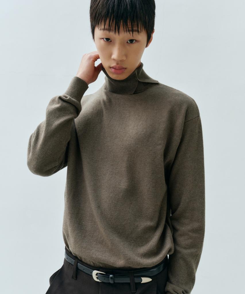 MINAV Cashmere Belle Turtleneck Knit [Ivory]