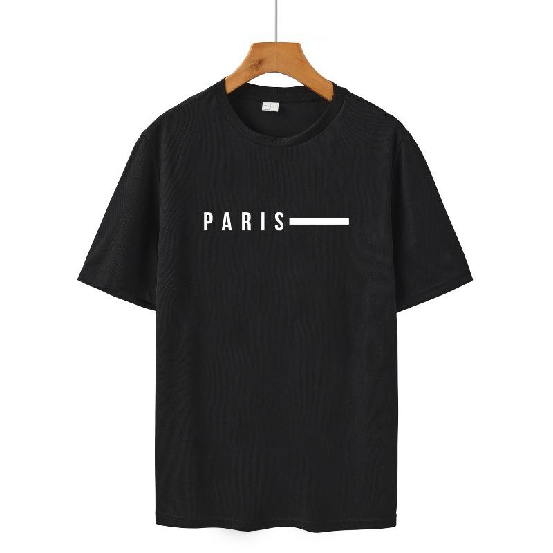 Hauts décontractés amples à manches courtes pour hommes T-shirts confortables en pur coton pour hommes