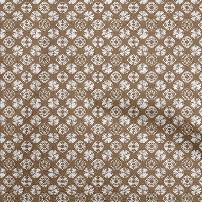 Cotton Flex Brown Fabric Asian Tye & Dye Sewing Fabric By The Yard Printed Diy Clothing Sewing Supplies 40 Inch
