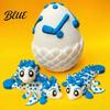 Ball Dragon Collectible 3D Printed Egg Ornament Toy with Figurine Inside Sports Inspired Fidget Toy Stress Relief Statue for Kids Adults Home Office