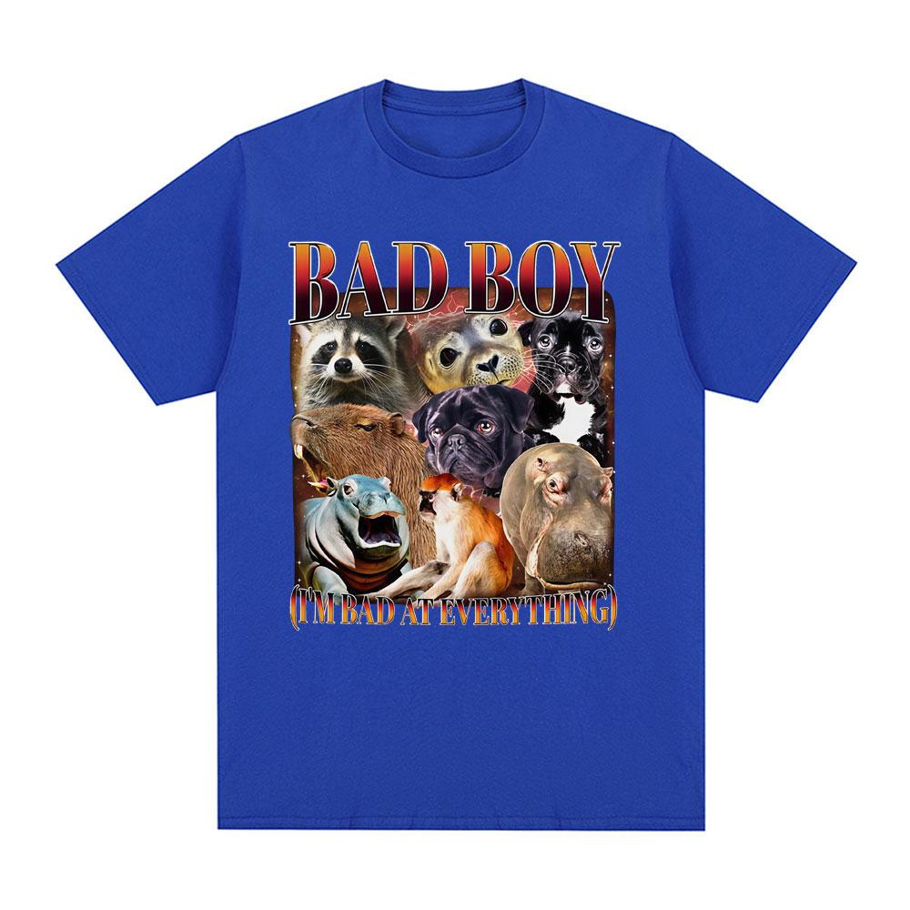 Funny Raccoon Capybara Hippo Meme 100cotton Unisexs shirt ONeck Short Sleeve Harajuku Womens summer fashion oversized Tshirt