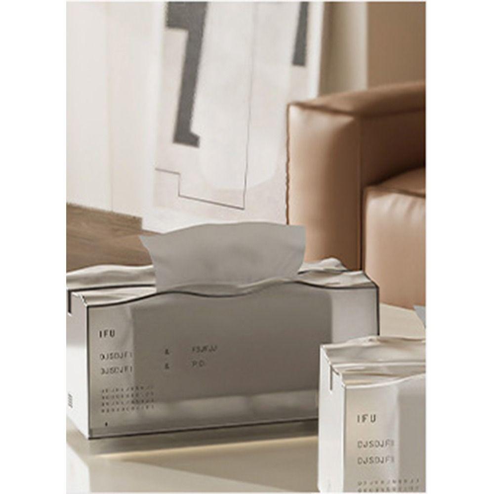 Large Opening Table Napkins Case Nordic Style Tissue Container Desktop Tissue Box  Living Room