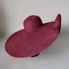 CM oversized brim braided hat women's spring and summer versatile beach hat vacation sun hat sun hat