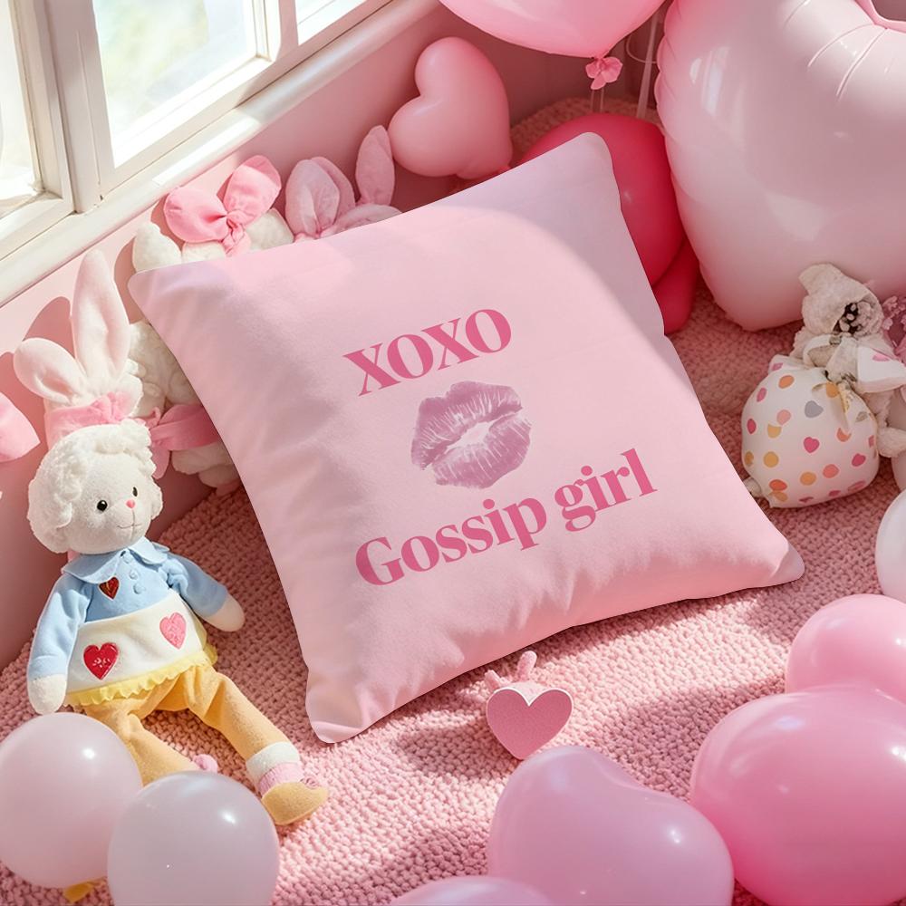 G-Gossip Girl-S Youth Cushion Cover Pattern Printed Pillowcase for Living Room Sofa Cushion Cover & Bedroom Decor