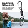 Fishing Magnet Carabiner Fishing Accessory Tool Magnet Buckle Fly Fishing Magnetic Net Release Clip Hanging Holder Lanyard Clip