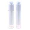 15/30/50Ml Vacuum Pump Bottles Frosted Clear Round Lotion Foundation Jar Rotating Lifting Lid Empty Travel Cosmetic Dispenser
