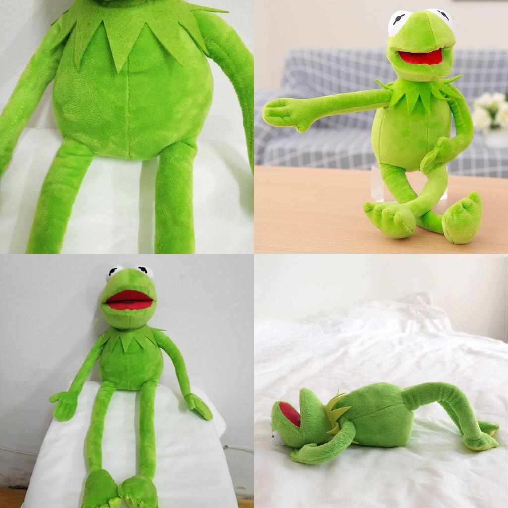 Adorable 18-inch Kermit Muppet Frog Plush Toy Doll For Soft Cuddly Fun