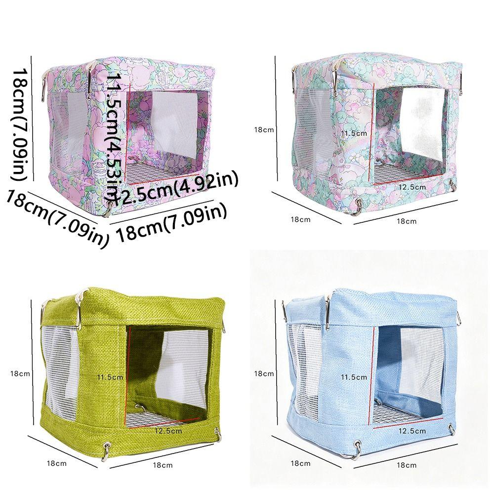Breathable Mesh Bird Hanging Bed Bite Resistant Parrot House Multi-functional Bird Nest  Sparrows