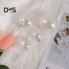 30 buc. Ornamente cu bile iridescente Mingi transparente de Crăciun Mingi din plastic agățate cu bule pentru petrecerea în copac Decor interior/exterior