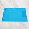 Heat Insulation Repairing Silicone High Temperature Resistance Mat with Magnetic Grooves