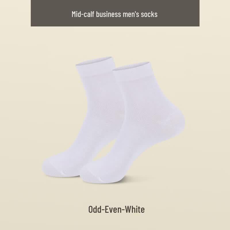 LangSha Men s Breathable Anti-Odor Mid-Calf Business Socks