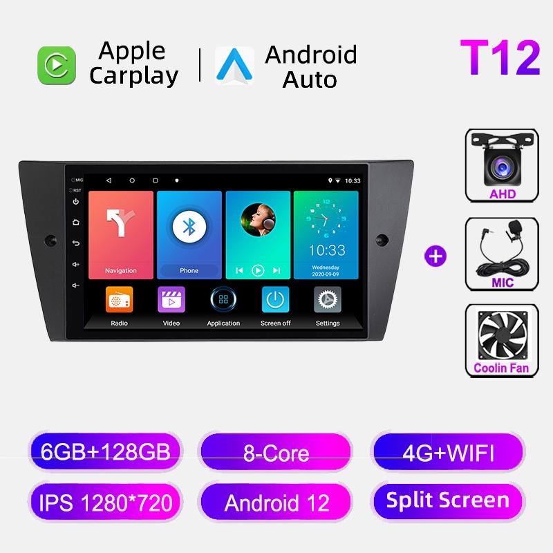 Wireless CarPlay For BMW 3 Series E90 E91 E92 E93 2006-2012 Multimedia Video Player WIFI Navi GPS Android Auto Stereo Autoradio