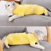 Adjustable Cat Recovery Suit Breathable Cat Sterilization Suit Pet Jumpsuit  For Dogs Cats