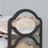 Entryway Shoe Rack 4 Tiers Large Bearing Capacity Great Load Detachable Thickened Steel Pipe