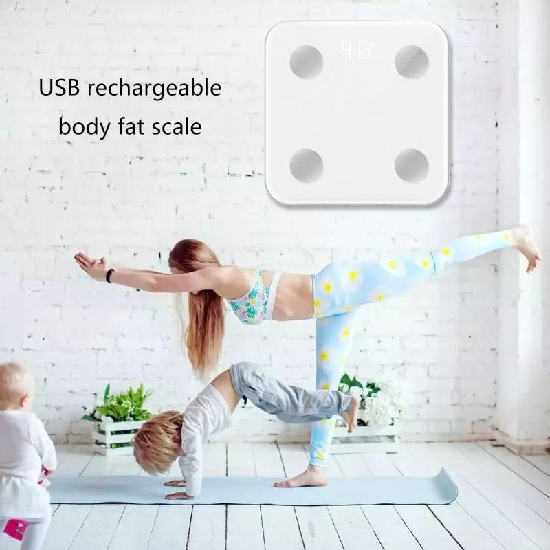 Body Fat Scale for Smart Digital Scale BMI Scales Body Composition Scales with Smartphone App Body Weight Fat Water Use