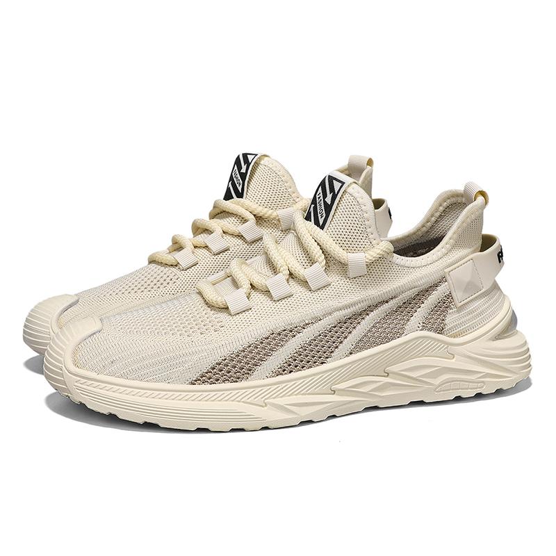 

Новая мужская повседневная спортивная обувь Дышащая вязаная обувь для повседневной носки Беговая обувь для улицы Нескользящая износостойкая обувь для баскетбола и тенниса 44