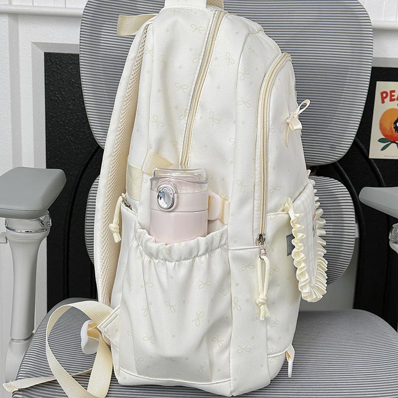 Junior School Schoolbag Women's Check Large Capacity Backpack