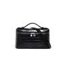 2025 New Cowhide Small Bag Crocodile Pattern Lunchbox Bag High-end Handbag Genuine Leather Women's Bag Shoulder Crossbody Bag