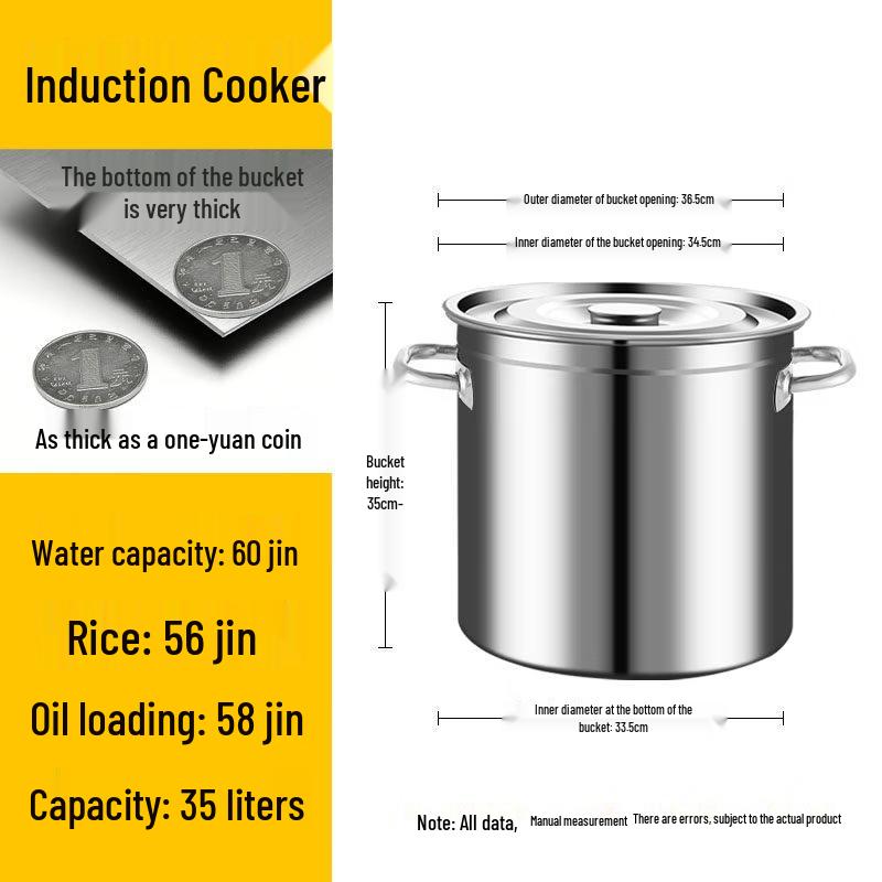 JPHZNB Thickened Multi-purpose Induction Cooker Pot with Lid