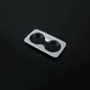 For Kia Seltos - Silver Interior Rear Water Cup Holder Frame Cover Trim