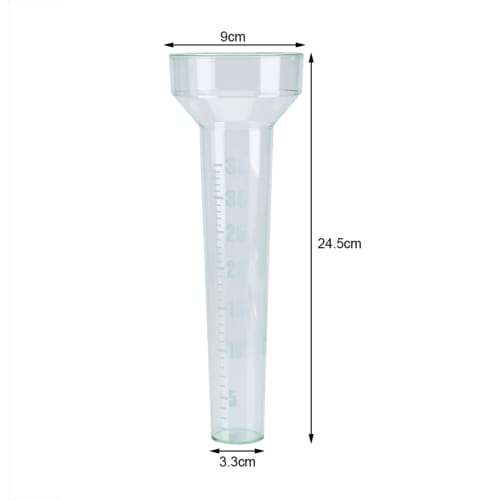 Rain Gauge, Simple Rain Gauge, Rain Gauge Tube, 35mm, Measures Rainfall, Underground, For Outdoors, Gardens, and Home Use