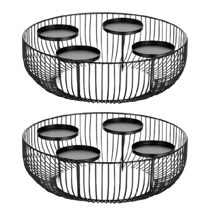 Christmas Advent Wreath Rings Christmas Advent Wreath Candle Holders for Pillar Candle Decorative Ornament Home Decors