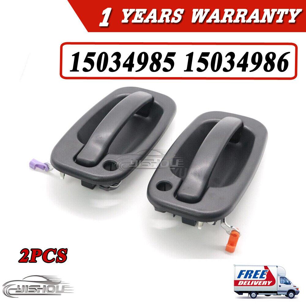 New Driver & Passenger Side Handle Front Set For 99-07 Chevrolet Silverado 1500