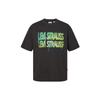 Levis Loose Fit Round Neck Letter Print T-Shirt Men Tops Black A6401-0003