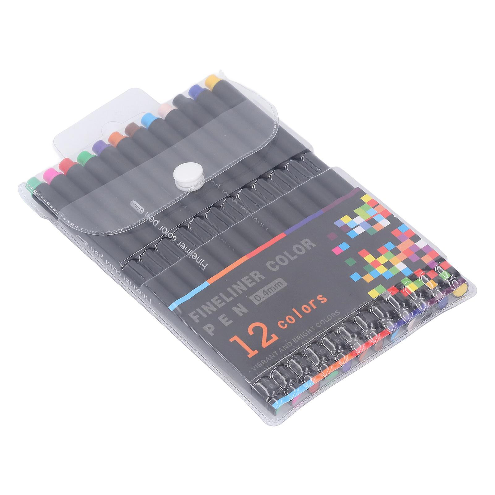 

Набор из 12 штук сублимационных ручек с чернилами, многоцветный, тонкий наконечник 0,4 мм, ручка для термопереноса с адаптером № 6