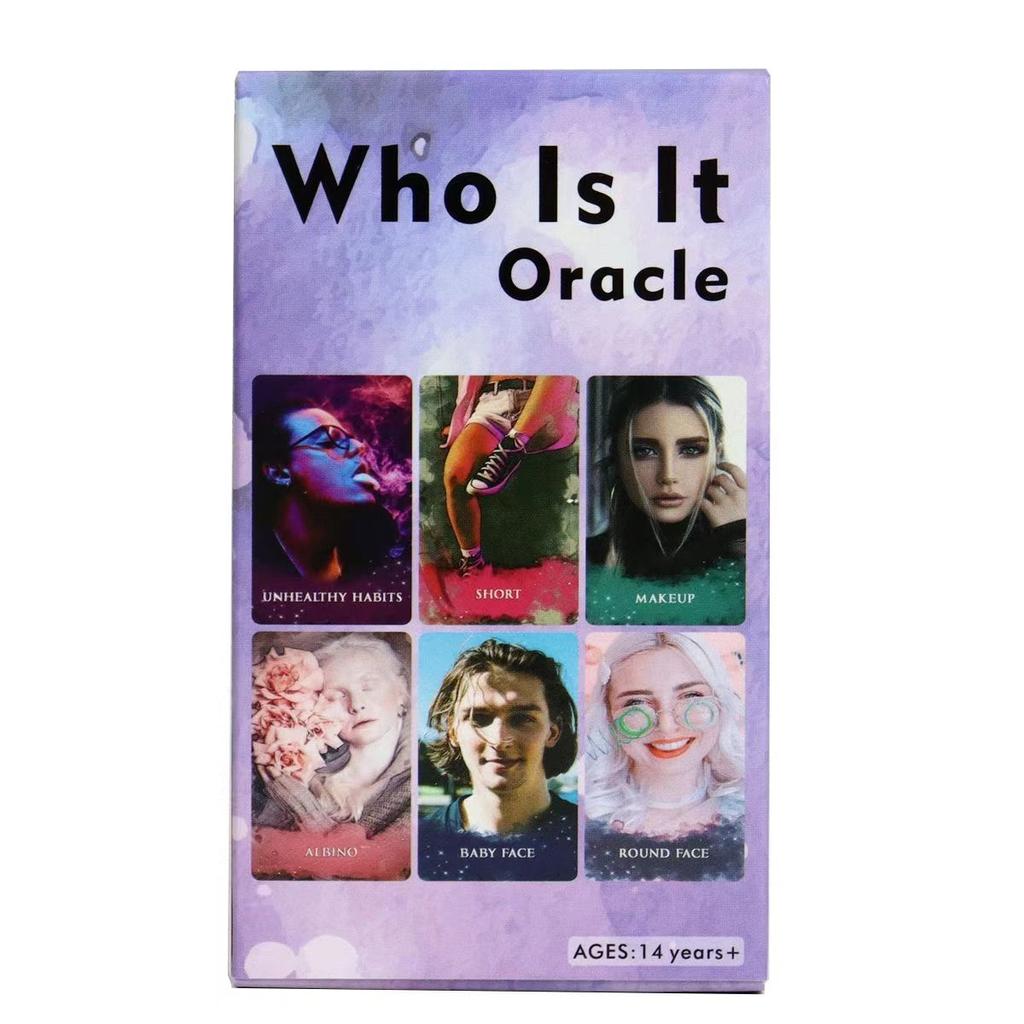 10.3*6cm Who Is It Oracle 78 Cards - Twin Flame Love Oracle - Tarot Deck