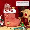 Festive Red Sock Candy Gift Bags: Christmas Self-Sealing Holiday Decoration