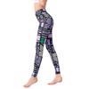 New printed yoga nine-point pants women's tight high waist hip lift running fitness pants