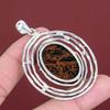 Mahogany Obsidian Pendant 925 Sterling Silver Pendant Original Gemstone Pendant Designer Jewelry Anniversary Gifts Handmade Stylish Pendant