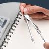 Metal Stainless Steel Compass Set for Students, Professional Drawing, Painting, Design, and Examination Tools, Including Ruler and Compass