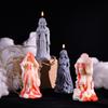 New 3D Ghost Bride Groom Silicone Candle Molds Halloween Horror Ghost Statue Plaster Crafts Resin Mold DIY Handmade Soap Making