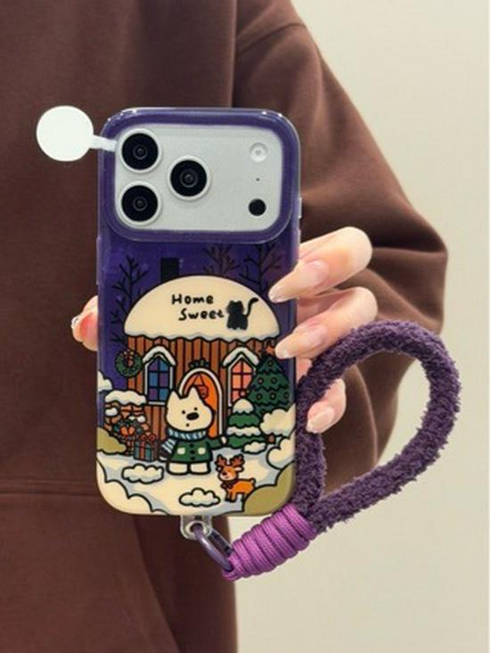 

Westie Christmas Chain Case for iPhone 17 Pro Max/Apple 16/15/14 iPhone 14