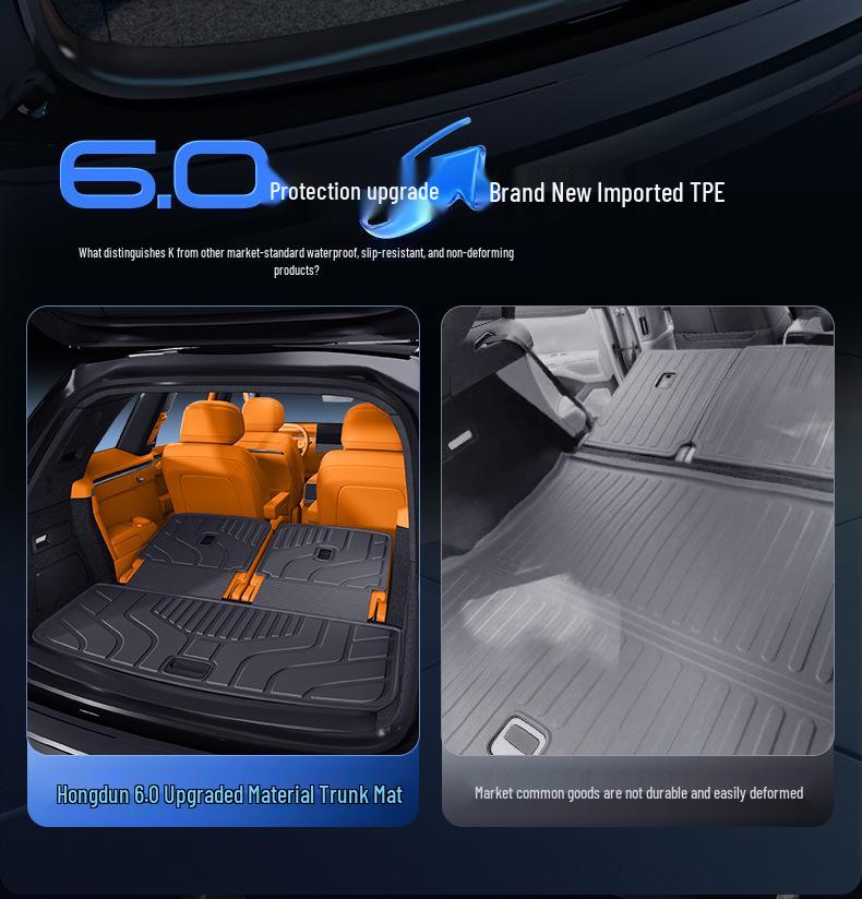 Ideal i8 TPE25 One-Piece Trunk Mat: Premium Interior Modification