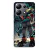 Phone Case - MANIACASE - Xiaomi Redmi Note 13 4G - TPU Silicone - Izuku Midoriya (Deku) - Black
