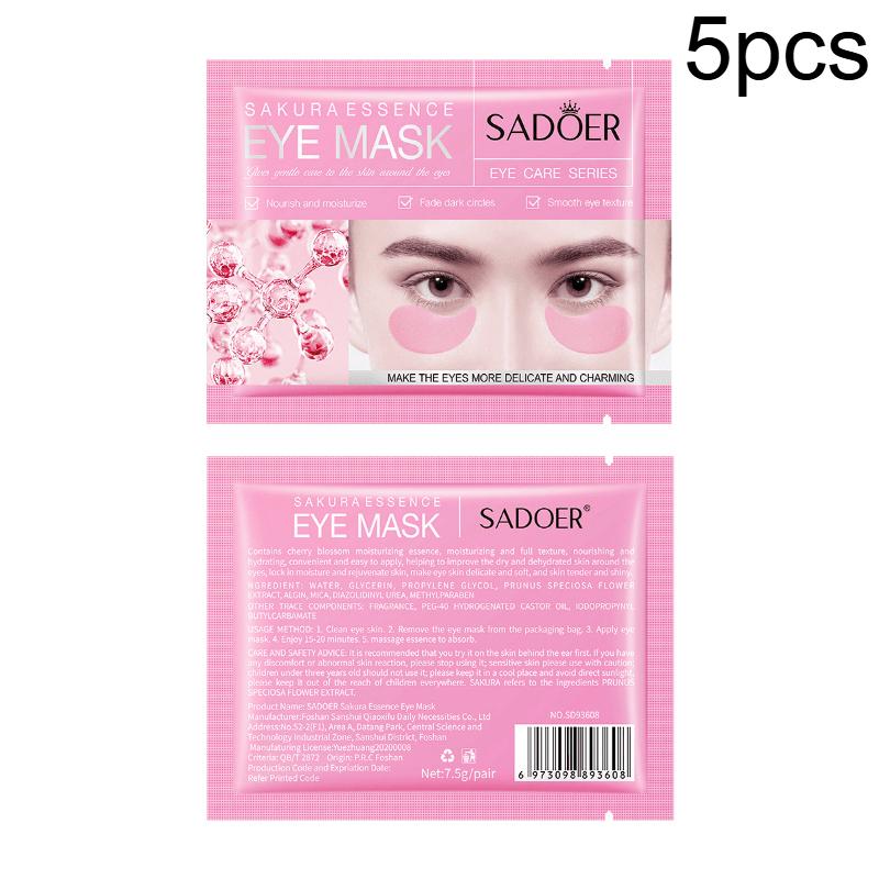 Sakura Eye Mask Hydrating Anti Aging Under Eye Patches Reduce Dark Circles and Puffiness for Refreshed Look