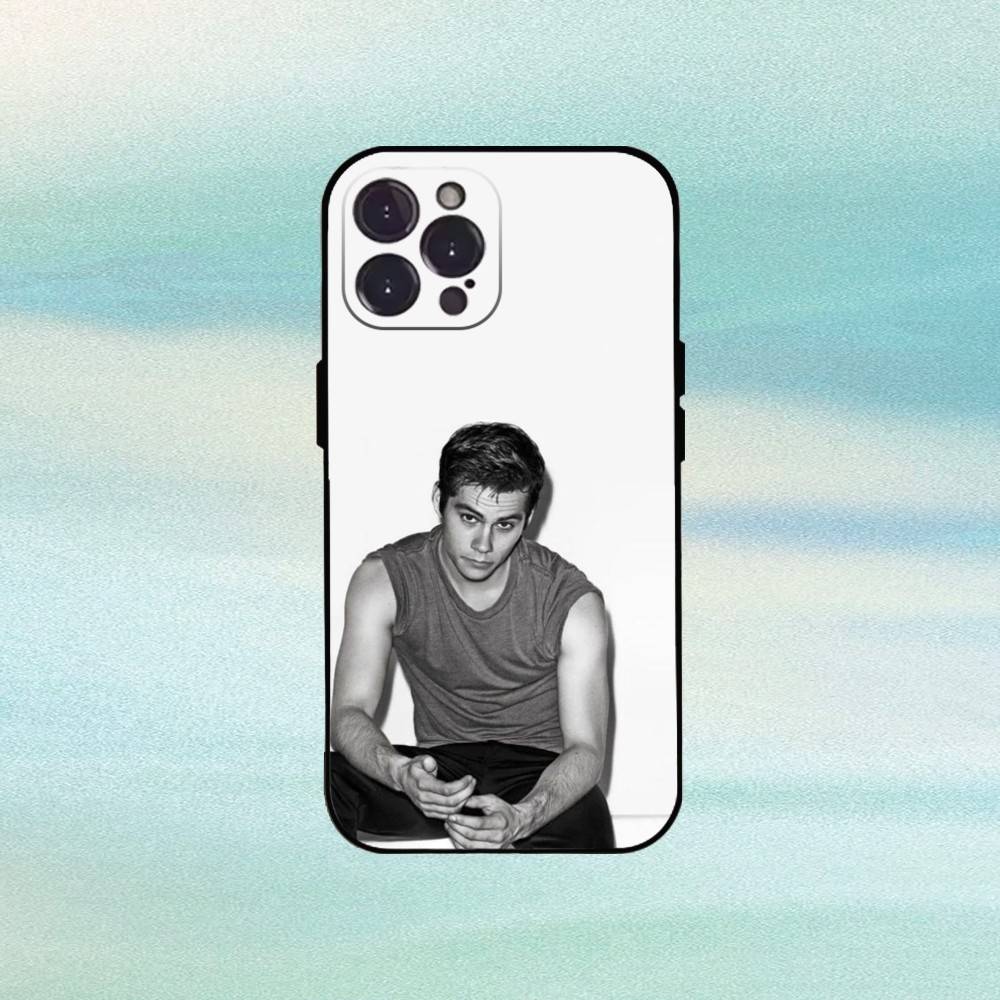 D-Dylan O Brien Phone Case For iPhone17,16,15,14,13,12Plus,Pro Max,XS,5G Soft Silicone Black Cover iPhone16plus