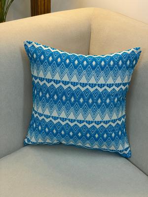 Jacquard Hand Woven Cushion Cover- 16*16 Inches