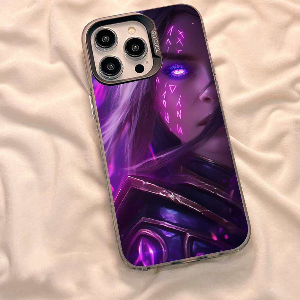 W-World Of W-Warcraft Game Retro Phone Case For IPhone 16 15 14 13 12 11 Pro Max 17 Plus Colorful Cover