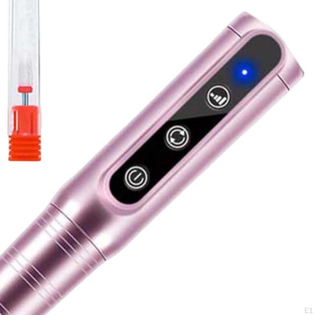 Porfessional Acrylic Nail Drill, USB Electric Drill Machine,Portable Electrical File Kit