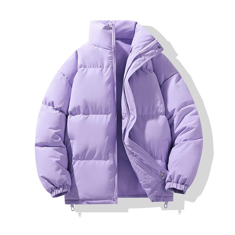 Autumn and Winter Down Cotton Clothes Men's Style Stand-up Thickened Cotton-padded Clothes Loose Korean Version Ins Trendy Versatile Couples